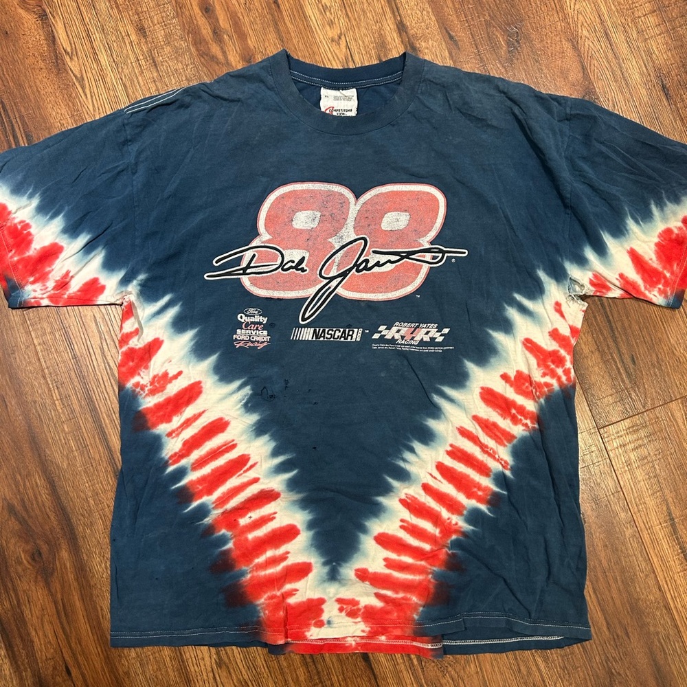 90’s Vintage NASCAR Tie-Dye Graphic T-Shirt